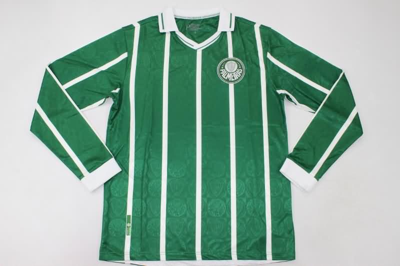 AAA(Thailand) Palmeiras 1993 Anniversary Retro Long Sleeve Soccer Jersey