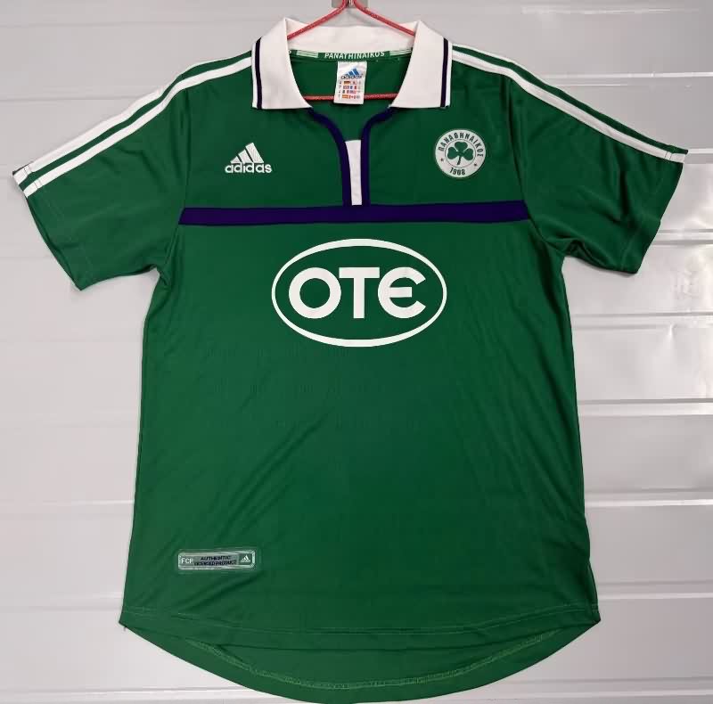 AAA(Thailand) Panathinaikos 2000/01 Home Retro Soccer Jersey AAA(Thailand) Panathinaikos 2000/01 Home Retro Soccer Jersey