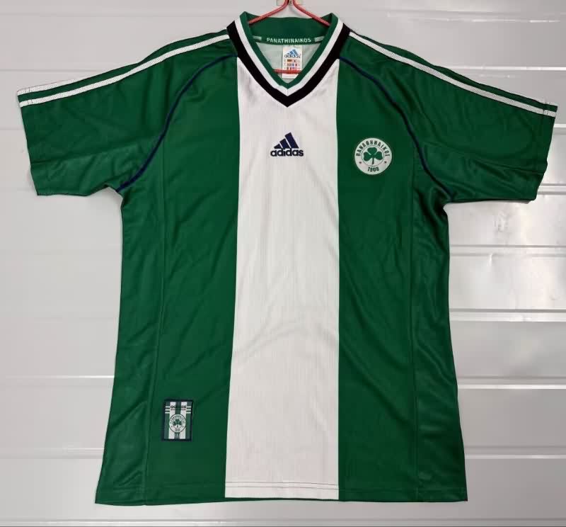 AAA(Thailand) Panathinaikos 1998/99 Home Retro Soccer Jersey AAA(Thailand) Panathinaikos 1998/99 Home Retro Soccer Jersey