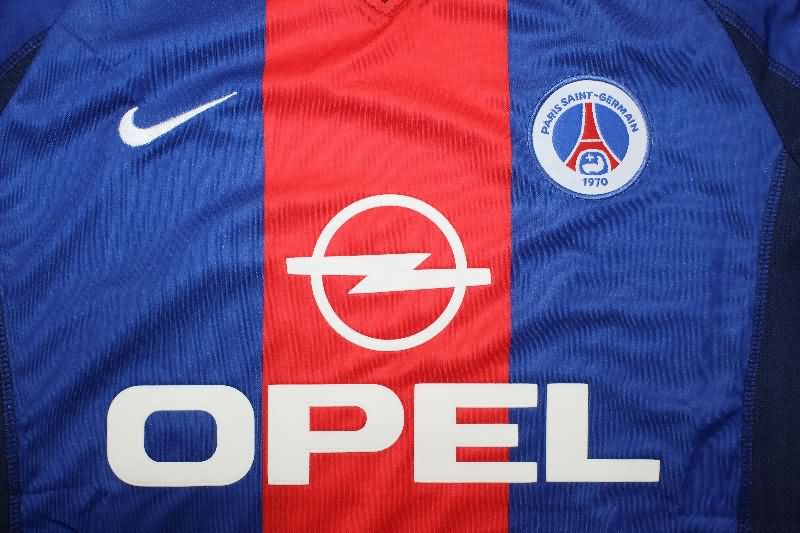 AAA(Thailand) Paris St German 2000/01 Home Retro Soccer Jersey