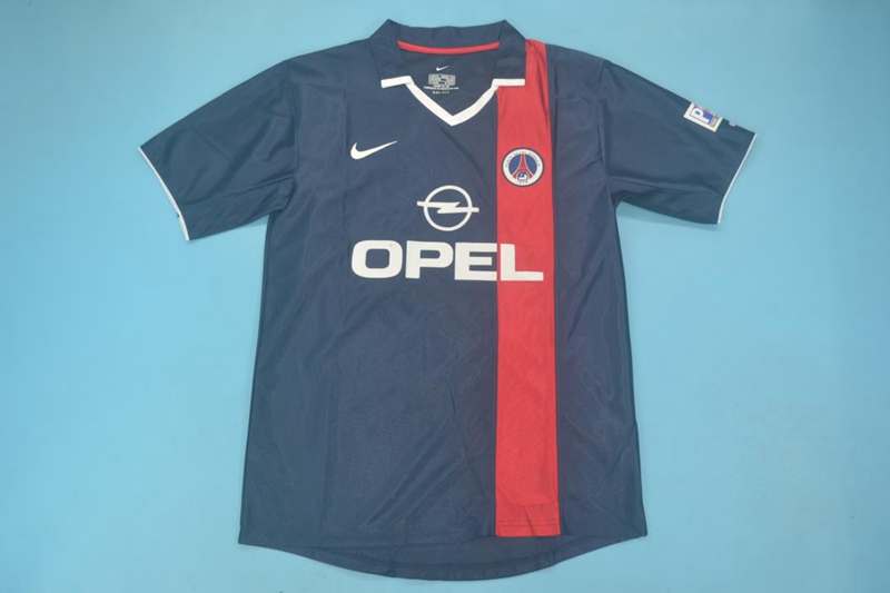 AAA(Thailand) Paris St German 2001/02 Home Retro Soccer Jersey