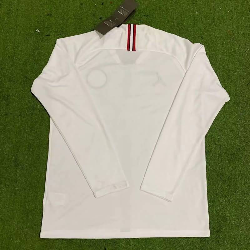 AAA(Thailand) Paris St German 2018/19 AJ White Retro Soccer Jersey(L/S)