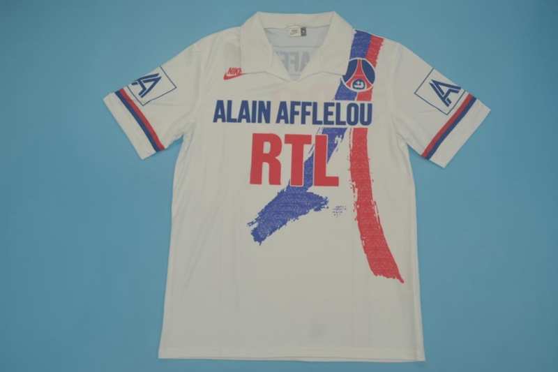 AAA(Thailand) Paris St German 1990/91 Away Retro Soccer Jersey