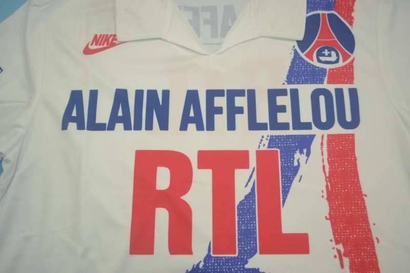 AAA(Thailand) Paris St German 1990/91 Away Retro Soccer Jersey