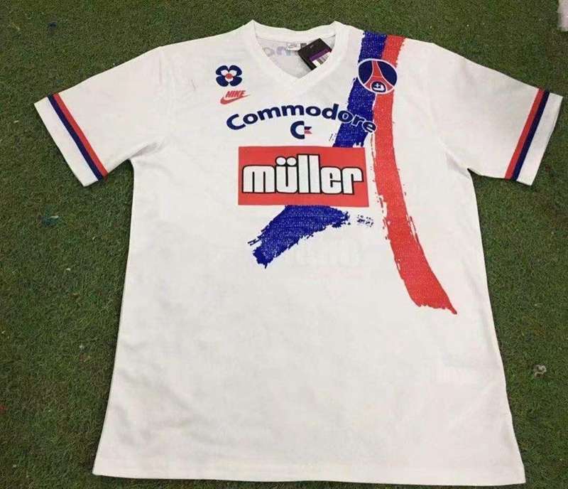AAA(Thailand) Paris St German 1991/92 Away Retro Soccer Jersey