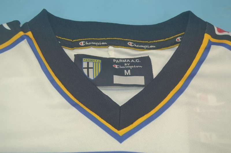 AAA(Thailand) Parma 2002/03 Away Retro Soccer Jersey