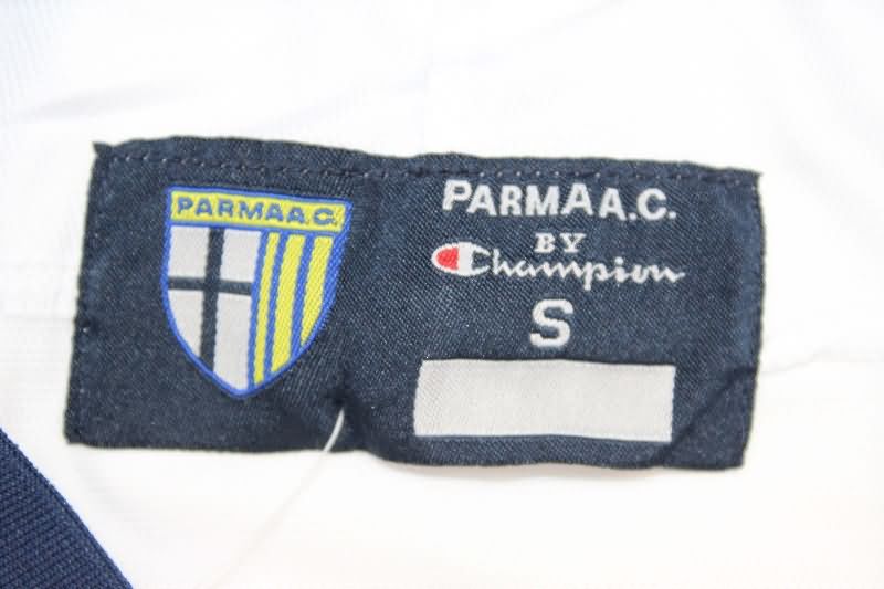 AAA(Thailand) Parma 2002/03 Away Retro Long Sleeve Soccer Jersey