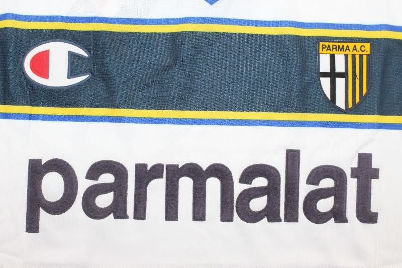 AAA(Thailand) Parma 2002/03 Away Retro Long Sleeve Soccer Jersey