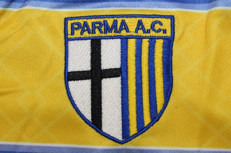 AAA(Thailand) Parma 1998/99 Home Retro Long Sleeve Soccer Jersey