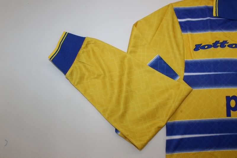 AAA(Thailand) Parma 1998/99 Home Retro Long Sleeve Soccer Jersey