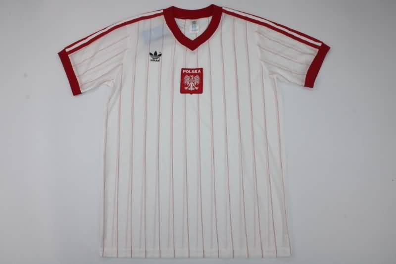 AAA(Thailand) Poland 1982 Home Retro Soccer Jersey