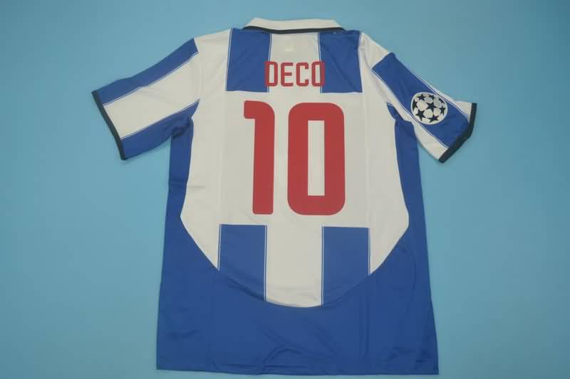 AAA(Thailand) Porto 2003/04 Home Retro Soccer Jersey