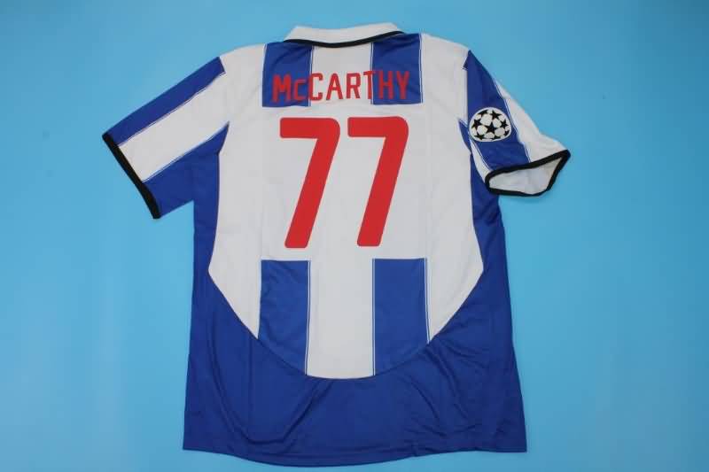 AAA(Thailand) Porto 2003/04 Home Retro Soccer Jersey