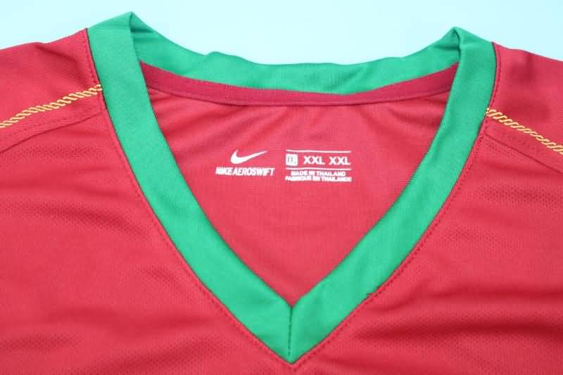 AAA(Thailand) Portugal 2006/08 Home Retro Soccer Jersey