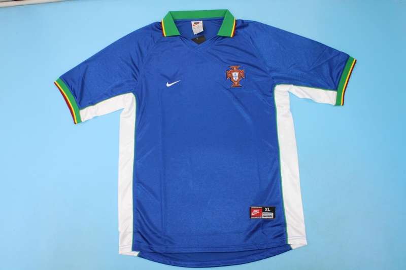 AAA(Thailand) Portugal 1998 Retro Away Soccer Jersey