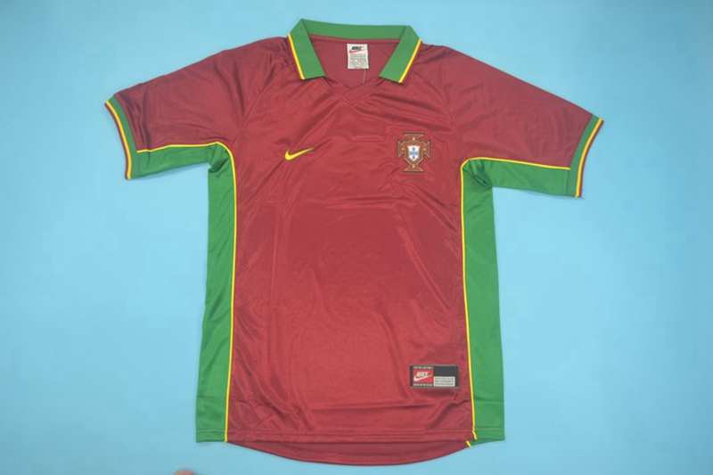 AAA(Thailand) Portugal 1998 Home Retro Soccer Jersey