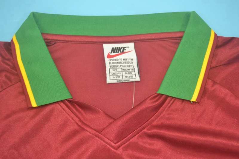 AAA(Thailand) Portugal 1998 Home Retro Soccer Jersey