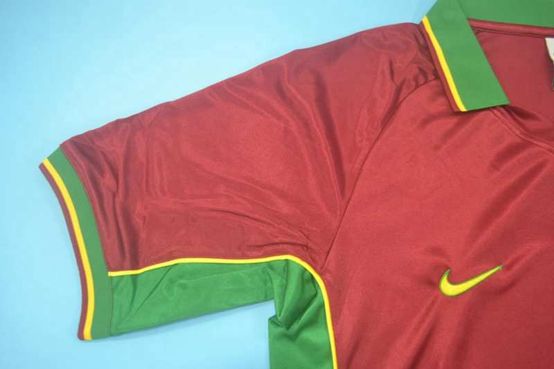 AAA(Thailand) Portugal 1998 Home Retro Soccer Jersey