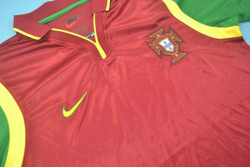 AAA(Thailand) Portugal 1999 Home Retro Soccer Jersey