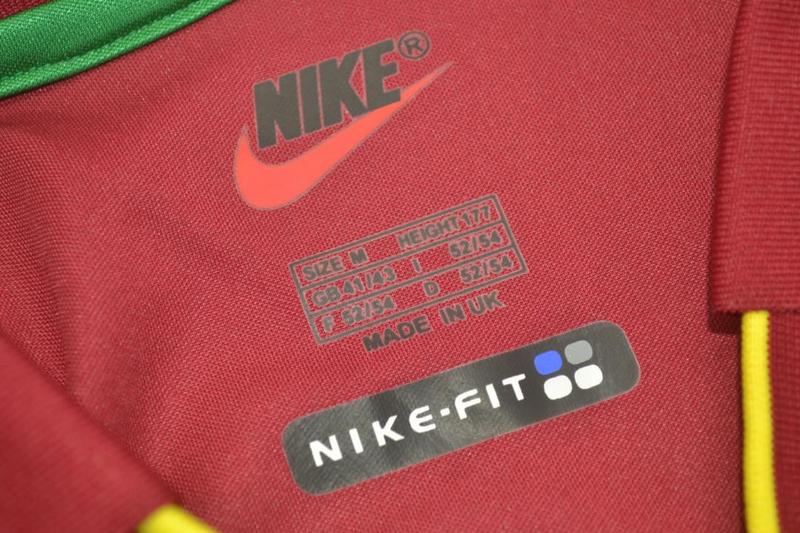 AAA(Thailand) Portugal 1999 Home Retro Soccer Jersey