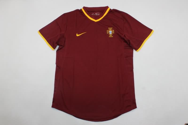 AAA(Thailand) Portugal 2000 Home Retro Soccer Jersey