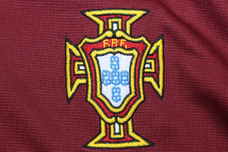 AAA(Thailand) Portugal 2000 Home Retro Soccer Jersey