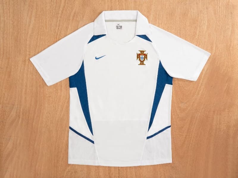 AAA(Thailand) Portugal 2002 Away Retro Soccer Jersey AAA(Thailand) Portugal 2002 Away Retro Soccer Jersey
