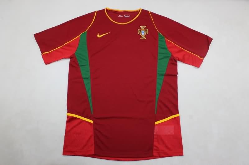 AAA(Thailand) Portugal 2002 Home Retro Soccer Jersey