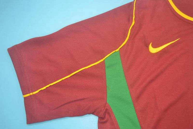 AAA(Thailand) Portugal 2002 Home Retro Soccer Jersey