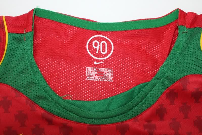 AAA(Thailand) Portugal 2004 Home Retro Soccer Jersey