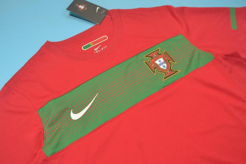 AAA(Thailand) Portugal 2010 Home Retro Soccer Jersey