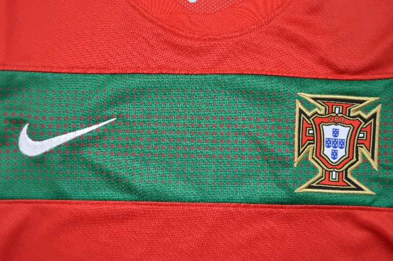 AAA(Thailand) Portugal 2010 Home Retro Soccer Jersey (Player)
