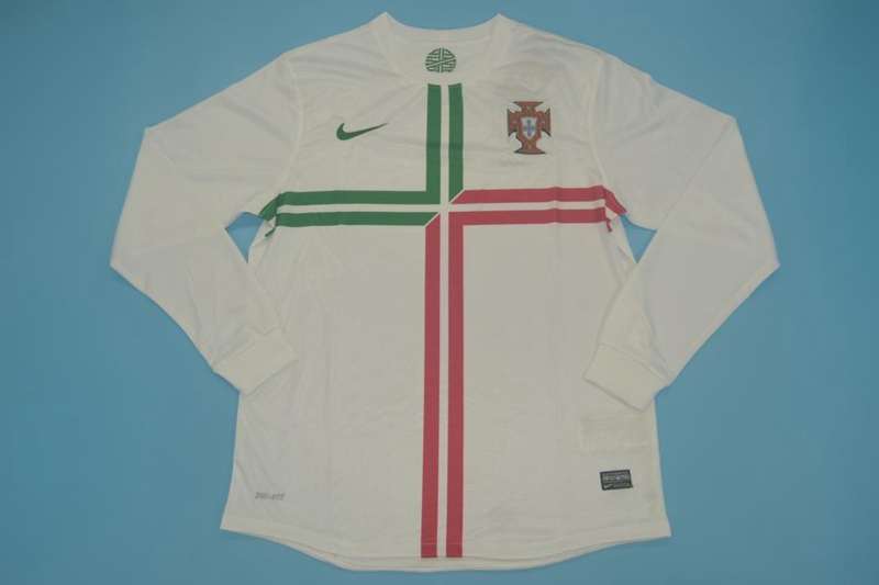 AAA(Thailand) Portugal 2012 Away Retro Soccer Jersey(L/S)