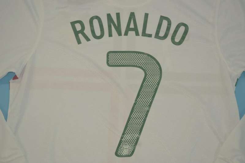 AAA(Thailand) Portugal 2012 Away Retro Soccer Jersey(L/S)