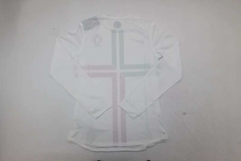 AAA(Thailand) Portugal 2012 Away Long Sleeve Retro Soccer Jersey (Player)