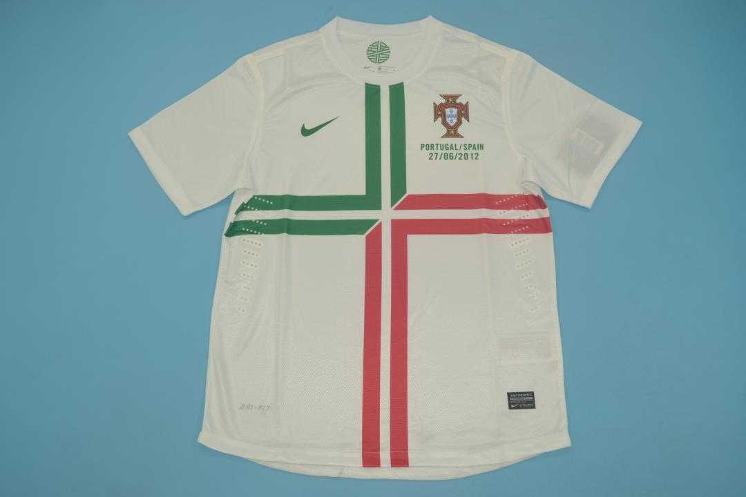 AAA(Thailand) Portugal 2012 Away Retro Soccer Jersey(Player)