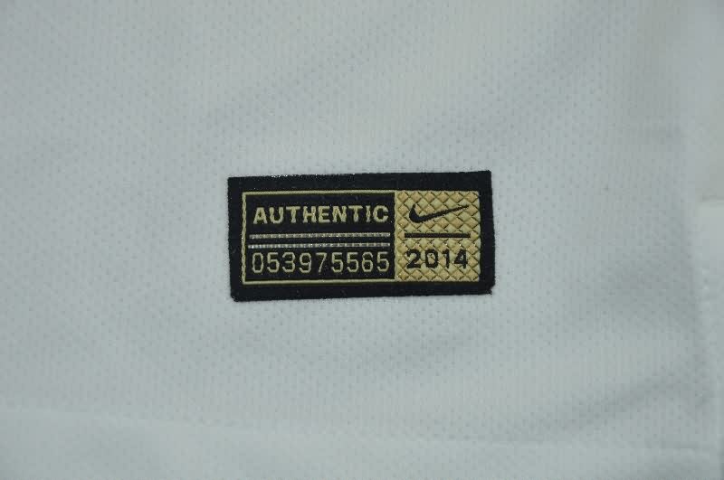 AAA(Thailand) Portugal 2014 Away Retro Long Sleeve Soccer Jersey (Player)