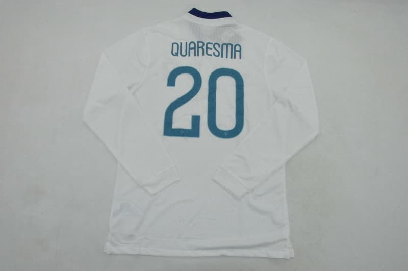 AAA(Thailand) Portugal 2014 Away Retro Long Sleeve Soccer Jersey (Player)