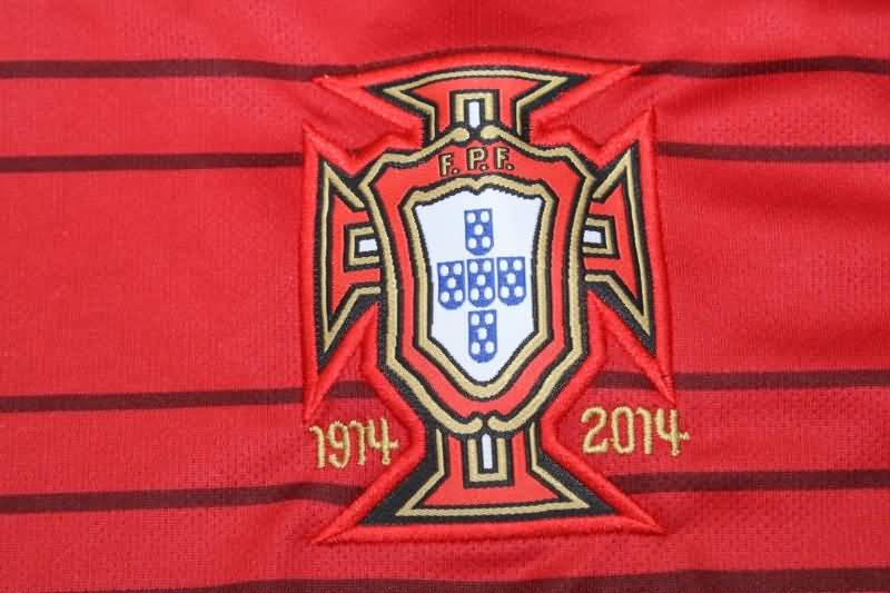 AAA(Thailand) Portugal 2014 Retro Home Soccer Jersey