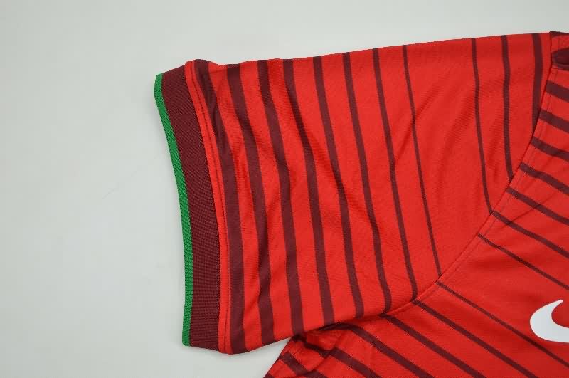 AAA(Thailand) Portugal 2014 Home Retro Soccer Jersey (Player)