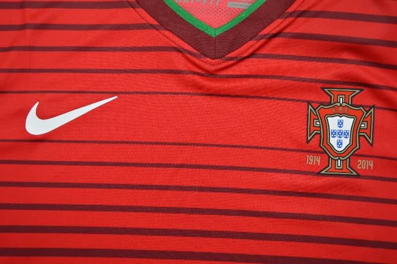 AAA(Thailand) Portugal 2014 Home Retro Soccer Jersey (Player)