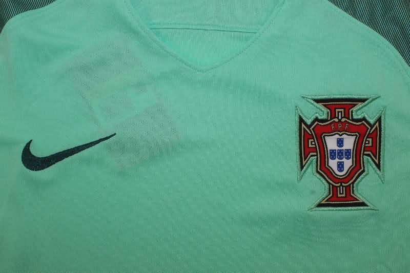 AAA(Thailand) Portugal 2016 Away Retro Soccer Jersey