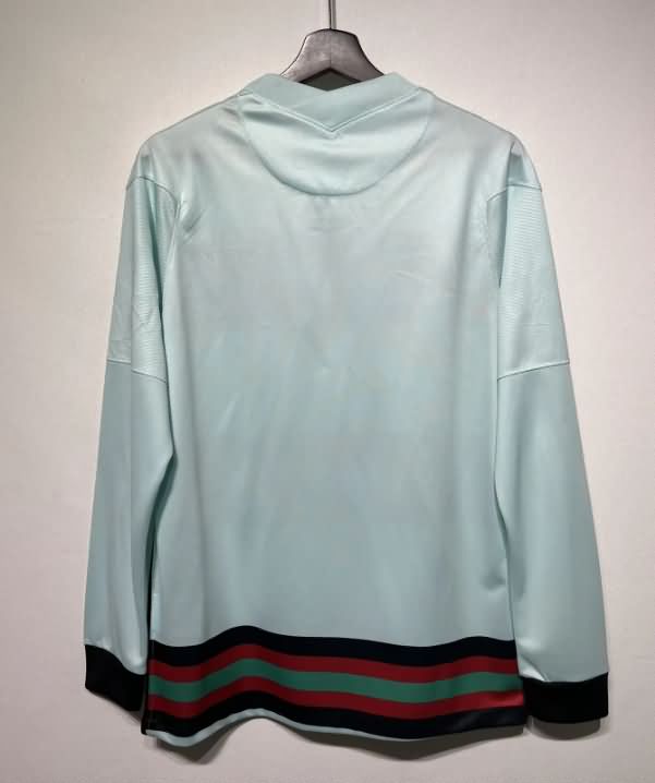 AAA(Thailand) Portugal 2020 Away Long Sleeve Retro Soccer Jersey