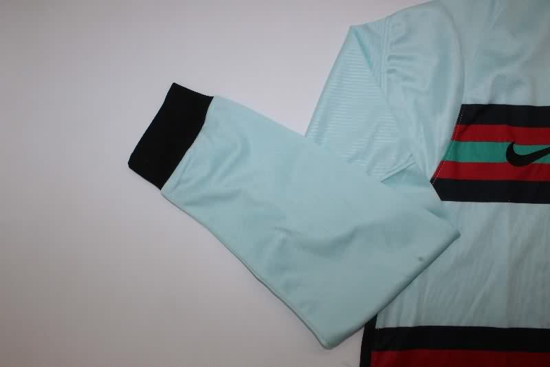 AAA(Thailand) Portugal 2020 Away Long Sleeve Retro Soccer Jersey