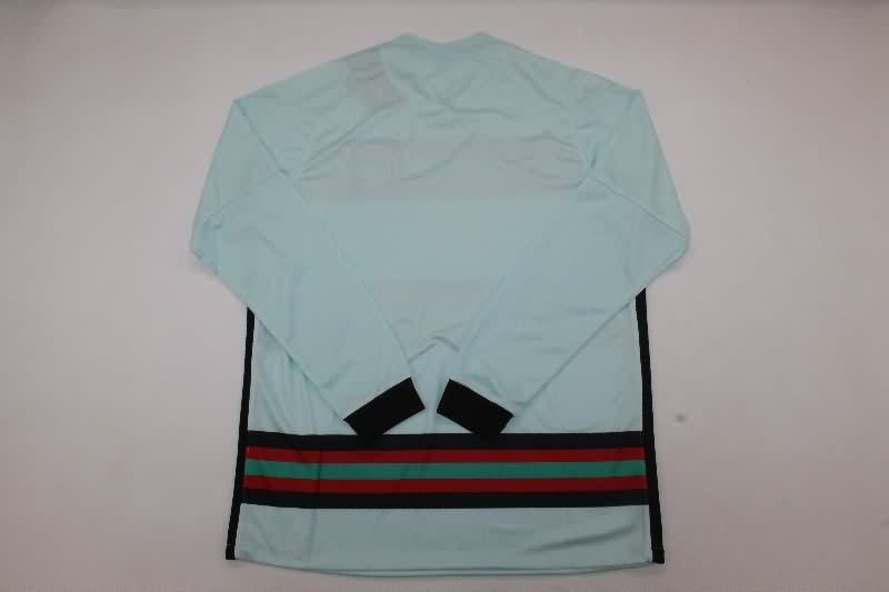 AAA(Thailand) Portugal 2020 Away Long Sleeve Retro Soccer Jersey