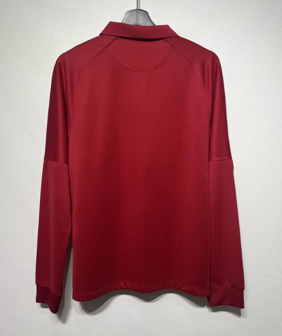 AAA(Thailand) Portugal 2020 Home Long Sleeve Retro Soccer Jersey