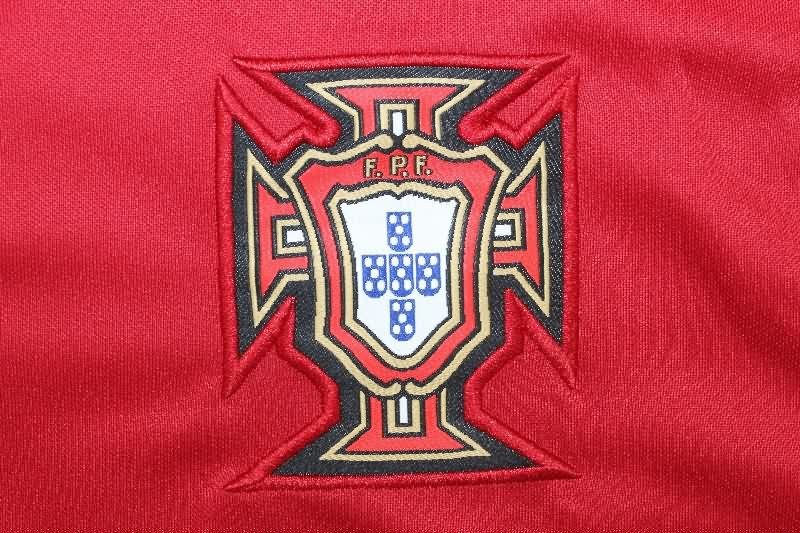 AAA(Thailand) Portugal 2020 Home Long Sleeve Retro Soccer Jersey