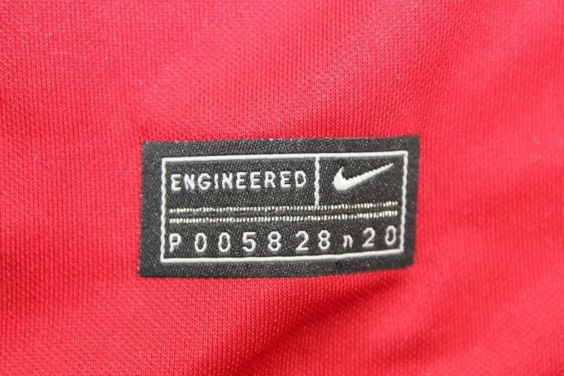 AAA(Thailand) Portugal 2020 Home Long Sleeve Retro Soccer Jersey