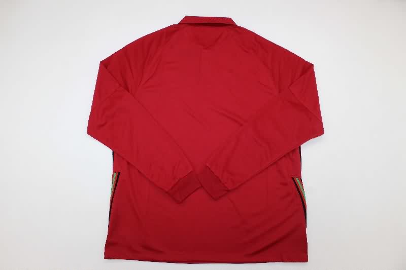 AAA(Thailand) Portugal 2020 Home Long Sleeve Retro Soccer Jersey