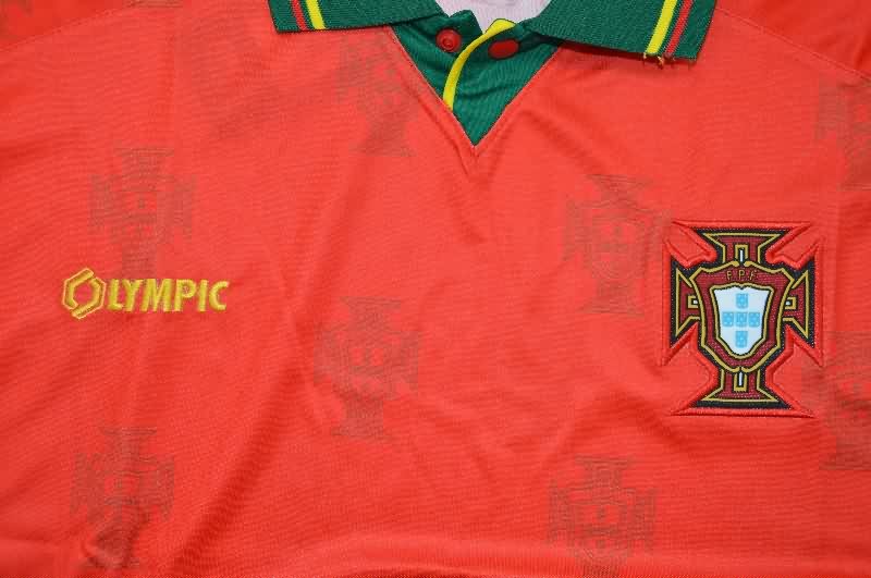 AAA(Thailand) Portugal 1995/96 Home Retro Soccer Jersey
